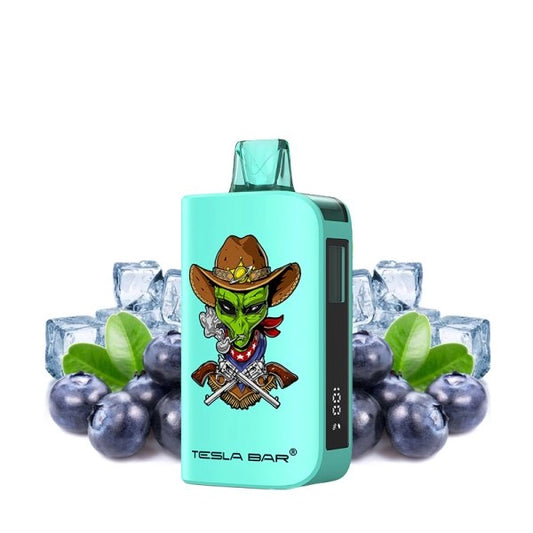 Tesla Bar by Teslacigs – Blueberry Ice 10,000 Puff Rechargeable Vape