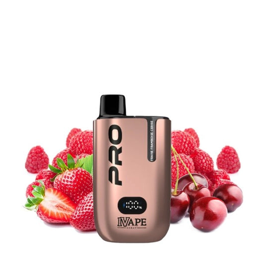 IVG PRO Strawberry Raspberry Cherry Starter Kit – 40,000 Puffs with 2×10ml Prefilled Pods
