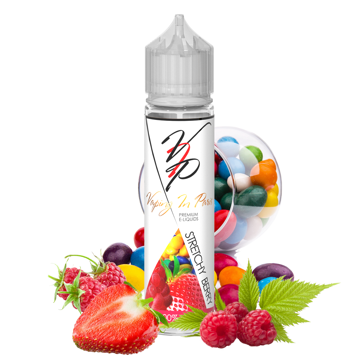 Vaping In Paris Stretchy Berry shake and vape e-liquid