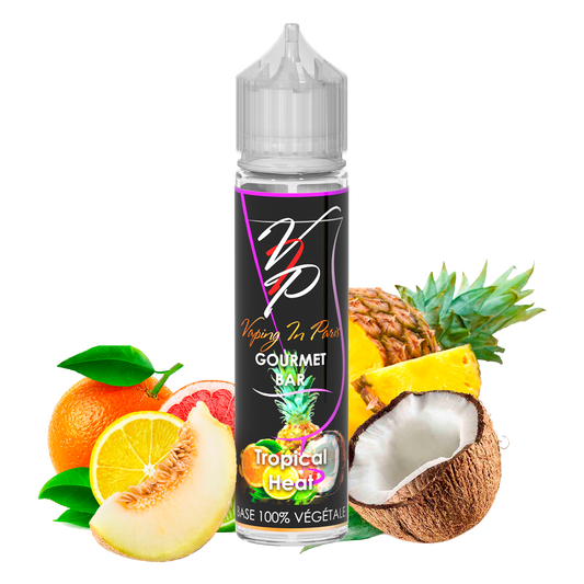 Vaping In Paris Tropical Heat shake and vape e-liquid