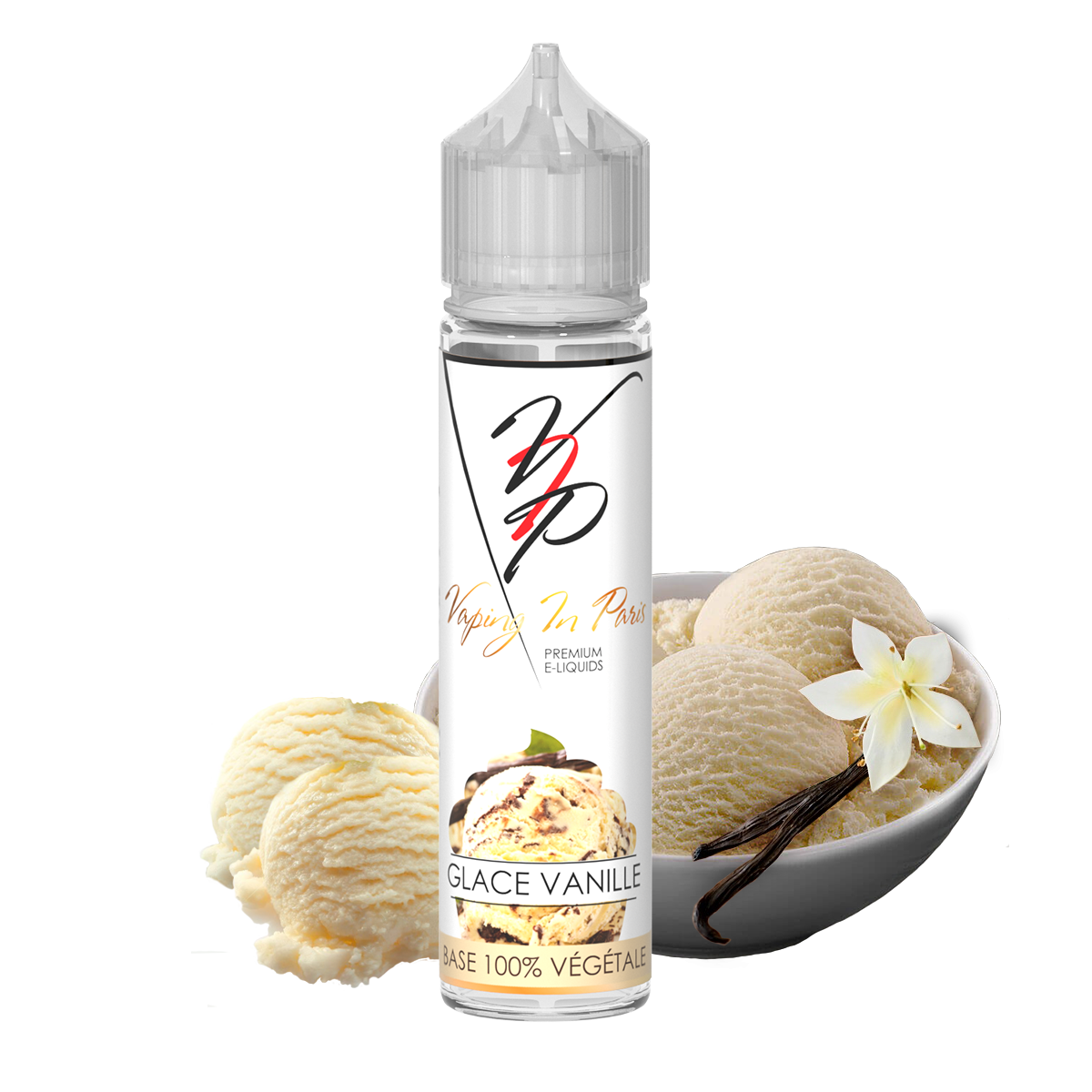 Vaping In Paris Glace Vanille shake and vape e-liquid