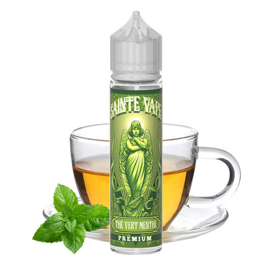 Sainte Vape Thé Vert Menthe shake and vape e-liquid