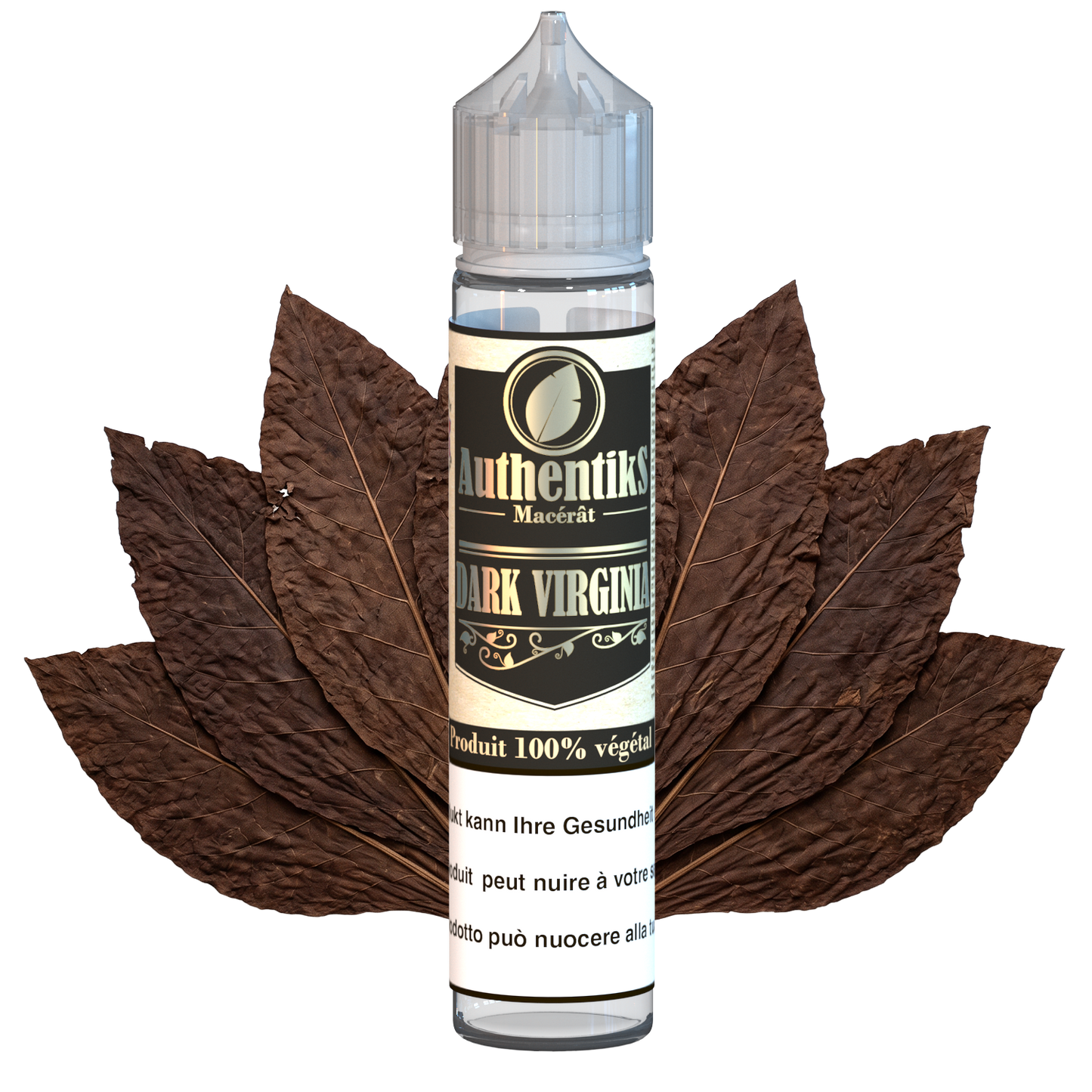 AuthentikS Dark Virginia 50ml shake and vape e-liquid