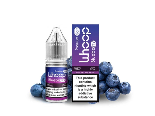 Whoop Blueberry 20mg Nicotine Salt E‑Liquid – 10ml