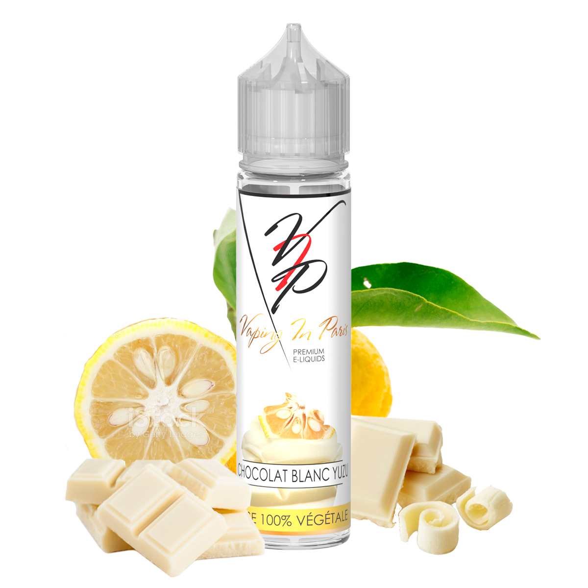 Vaping In Paris Chocolat Blanc Yuzu shake and vape e-liquid