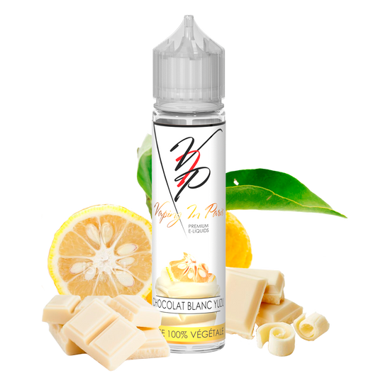 Vaping In Paris Chocolat Blanc Yuzu shake and vape e-liquid